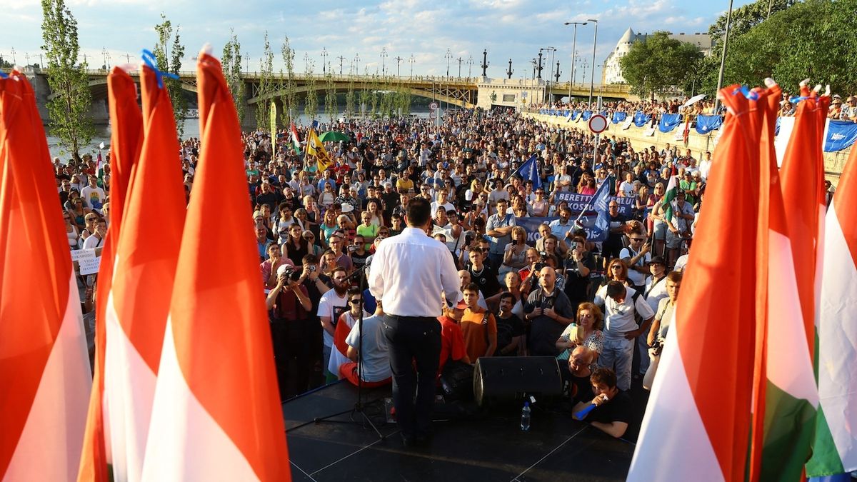 V Budapešti se opět protestovalo proti vládě